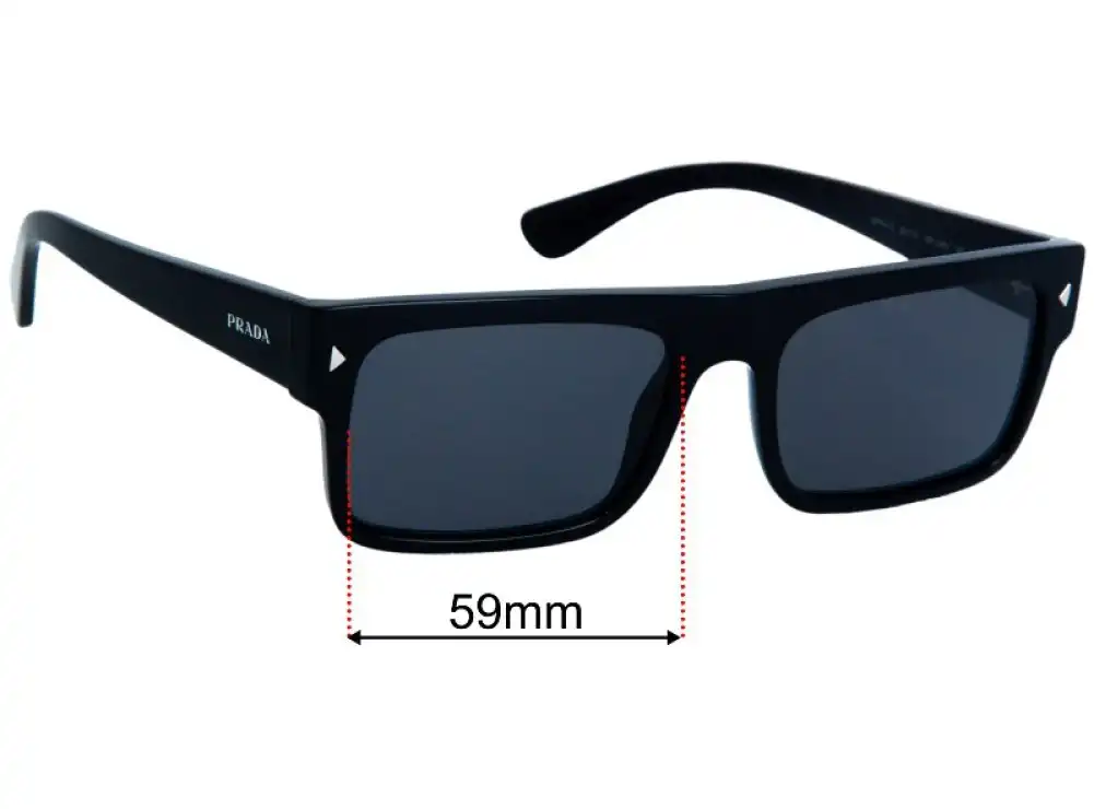 Prada SPRA10 59mm Replacement Lenses by Sunglass Fix™
